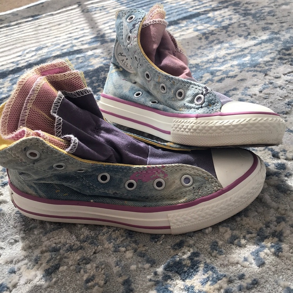 Girls high top converse‎